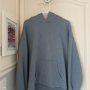 Blue Oversized Hoodie